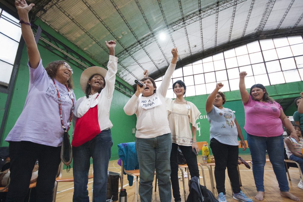 Natalia Colazo para el Movimiento de Mujeres Indígenas por el Buen Vivir.