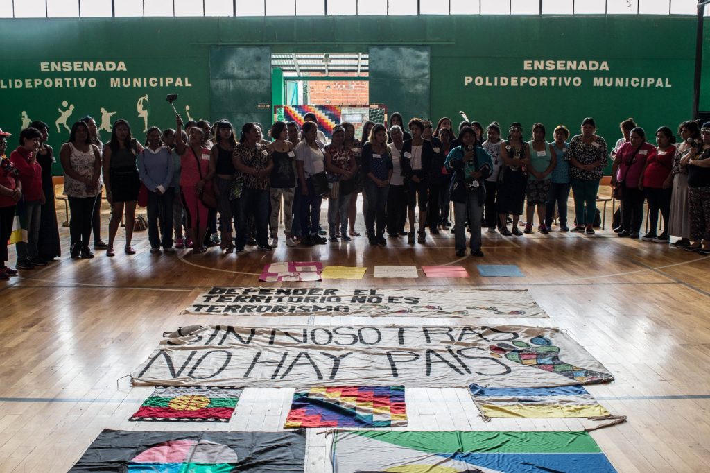 Natalia Colazo para el Movimiento de Mujeres Indígenas por el Buen Vivir.